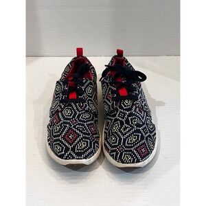 TOMS Woven Sneakers Casual Lace Up Shoes Womens Multicolor